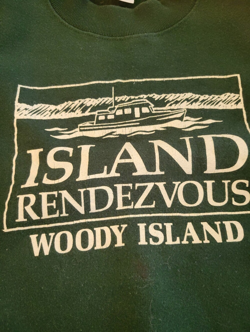 Island Rendevous Wood Island Newfoundland Med Weight Sweatshirt Large - Picture 4 of 6